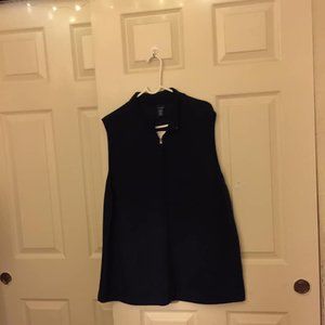 Navy Blue Sweater Vest.